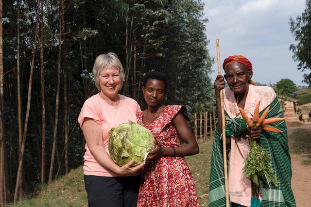 Xavela with her mother. Her mother supported her in joining a self-help-group and attended the first meeting with her as Xavela was nervous.